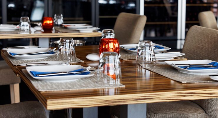 Stolik w naszej luksusowej restauracji
